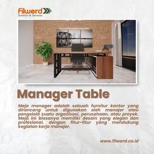 Meja Manager - Meja Kantor - Meja Kerja - Meja Direktur