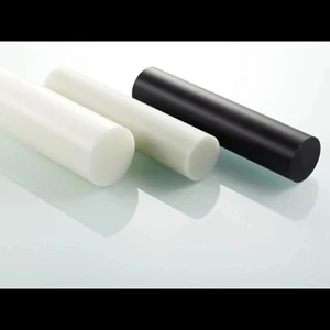 Plastik POM / Polyacetal Rod Putih Hitam