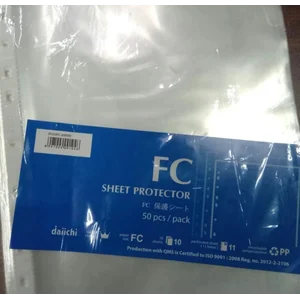 PP Pocket Sheet Daichi Protector F4 ( Isi 50pcs ) SJI