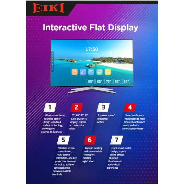 Digital Signage (Digital Large Interactive Display) DT-I55HT