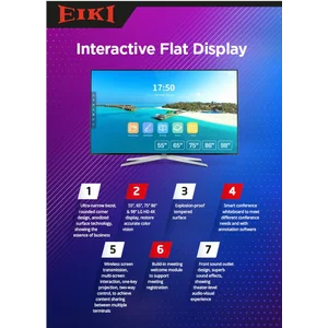 Digital Signage (Digital Large Interactive Display)  DT-I65HT 65"
