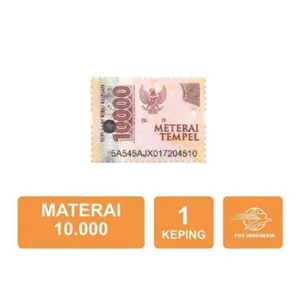 Alat Kantor Lainnya Materai 10000