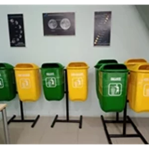 Tempat Sampah 2 In 1 Organik Non Organik 50 Liter