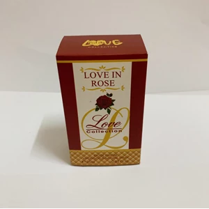 Cetak Kemasan kosmetik Custom Packaging Parfume 25ml bahan Ivory/ Cetak Packaging/ Kemasan/ box