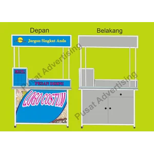 BOOTH DISPLAY CONTAINER JUALAN/  PAMERAN