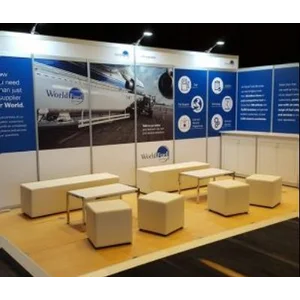 Booth Display Event Desk / Meja promosi booth / stand eventdesk