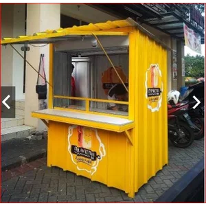 Booth Display container rombong container