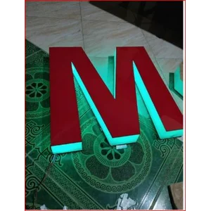 CUSTOM HURUF TIMBUL AKRILIK NYALA RGB
