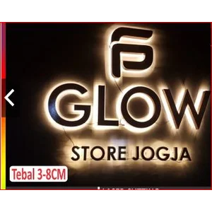 HURUF TIMBUL AKRILIK NYALA BACKLIGHT