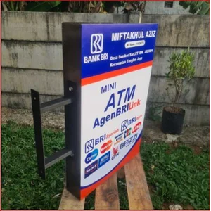 NEON BOX KOTAK 2 SISI CUSTOM