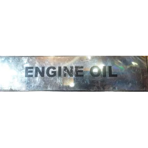 Kerajinan Ukir Plang Nama Stainless Steel