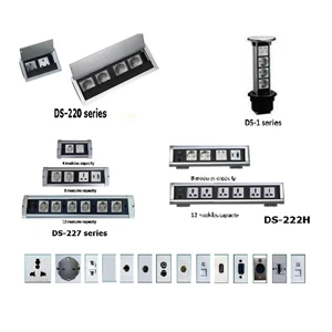 Desktop Socket - Table Top Socket - Furniture Socket - Stop Kontak Meja - Power Outlet Socket 