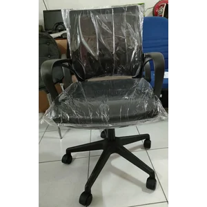 Kursi Staff Kantor Ichiko Zalora I Hitam Dimensi 57x50x105 cm
