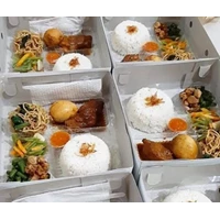 Paket hemat Snack dan catering nasi box komplit