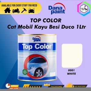 Cat besi top color (White TT 0001) Kemasan 1 Liter