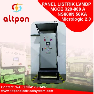 Panel Listrik LVMPD dengan MCCB 3P (320-800)A NS800N 50KA + Micrologic 2.0 Scheneider