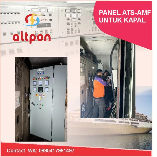Panel ATS-AMF Untuk Kapal Laut 400A 250KVA​​​ SOCOMEC