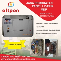 Jasa Pembuatan Panel Listrik MDP di Surabaya By Altpon Sentra Elektrika