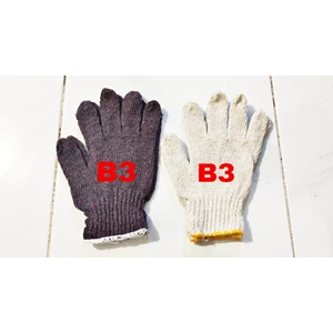 Sarung Tangan Safety Benang Rajut Putih (B3)