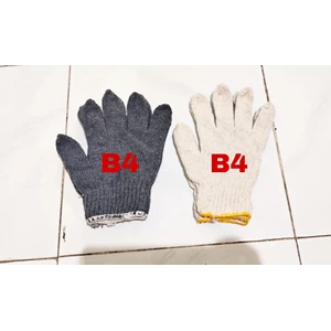 Sarung Tangan Safety Benang Rajut Putih (B4)