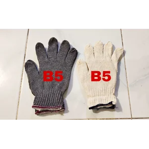 Sarung Tangan Safety Benang Rajut Abu-abu (B5)
