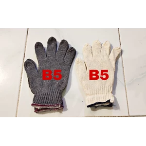 Sarung Tangan Safety Benang Rajut Putih (B5)