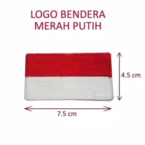 Emblem Indonesian Flag for Industrial Safety