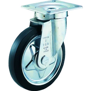 TRUSCO Pressed Rubber Caster Swivel Φ75 TJ-75