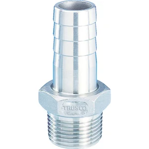 TRUSCO Threaded Pipe Fitting SUS Hex Hose Nipple 10A TSTHN-10A