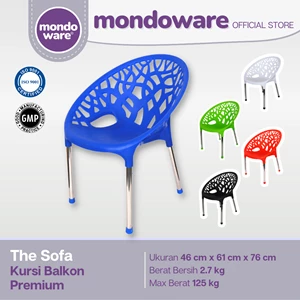 Premium Patio Chair - Sofa Chair - Mondoware Plastic KR5