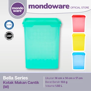 Kotak Makan Cantik - Food Container - M - Bella Series (Mondoware)