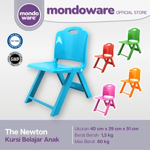 Folding Chair for Kindergarten Kindergarten Children's Learning - Newton Chair -Mondoware Plastic FC17