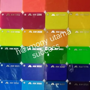 Acrylic am 1001 warna lembaran  2mm 120cm x 240cm 
