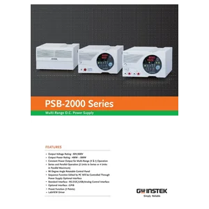 Alat Ukur Lainnya GW Instek PSB-2400L 0-80V/0-40A/400W Multi-Range DC Power Supply
