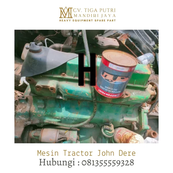 Mesin Tracktor Jhon Deere Kondisi 90%
