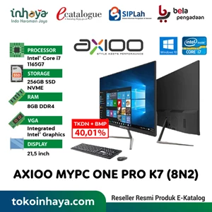 PC Desktop All in One Axioo MyPC One Pro K7 8N2 SSD 256GB NVME TKDN