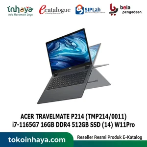 Laptop Notebook ACER TRAVELMATE P214 (TMP214/0011) i7-1165G7 16GB DDR4 512GB SSD (14) W11Pro