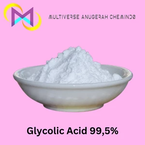 Bahan Baku Kosmetik Anti Acne Antiaging Glycolic Acid 99.5% Powder ex Lingeba