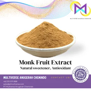 Bahan Baku Makanan & Minuman Monk Fruit Extract / Food Grade / Ekstrak Buah Luo Han Guo / Pemanis Alami Non-Kalori / Gula Halus
