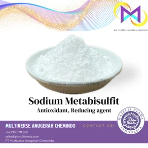 Bahan Baku Makanan Minuman & Kosmetik Sodium Metabisulfit - USP Grade / Food Grade / Cosmetic Grade / Antioksidan & Pengawet / Stabilizer untuk Pangan & Kosmetik