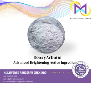 Bahan Baku DeoxyArbutin Cosmetic Raw Material / Advanced Brightening Active Ingredient / Skin Tone Improving & Antioxidant Ingredient / Cosmetic Grade