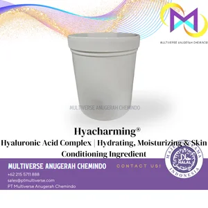 Bahan Baku Hyacharming Cosmetic Raw Material / Hyaluronic Acid Complex / Hydrating / Moisturizing & Skin Conditioning Ingredient / Cosmetic Grade