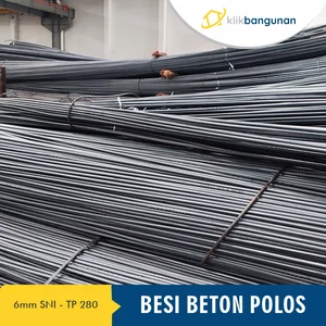 Besi Beton Polos 6mm Sertifikat SNI - TP 280