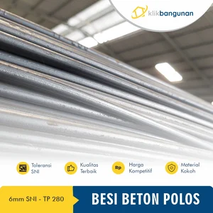 Besi Beton Polos 6mm Sertifikat SNI - TP 280