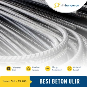 Besi Beton Ulir 16mm Sertifikat SNI - TS 280