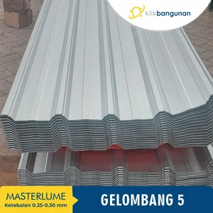 Atap Galvalum / Seng Gelombang 5 Masterlume 