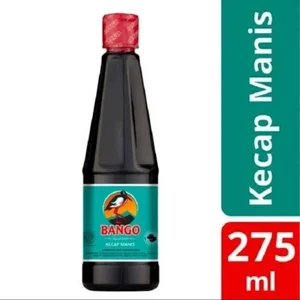 BANGO Kecap Manis Kedelai Hitam Pouch Botol 275 ml