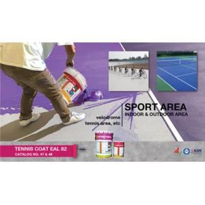 Cat Lapangan Olahraga Outdoor | TENNIS COAT EAL 82 - Indoor Area | Katalog 48