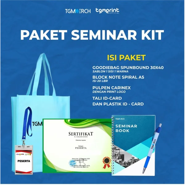  Percetakan Tas Souvenir Paket Tas Seminar Kit Costum