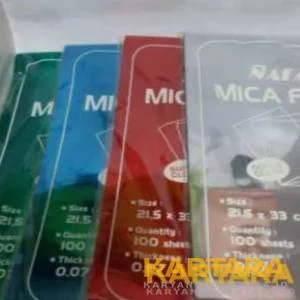 Plastik Jilid Mika - per pack